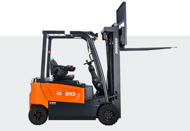 Forklift operator safely handling a commercial load in Marlow